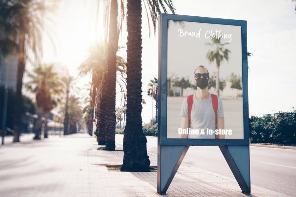 out-of-home (OOH) und (DOOH)-Bildschirm